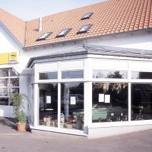 Pfänder Fensterbau - Schaufenster-Anlage Holz