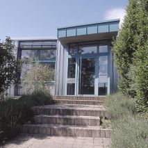 Pfänder Fensterbau - Eingangsanlage Holz